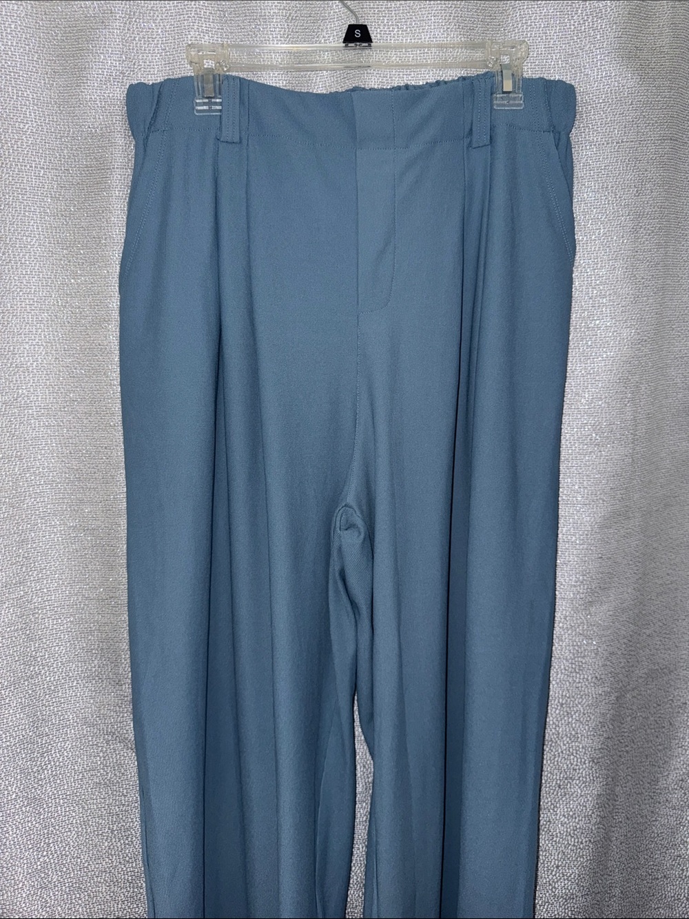 HALARA Slate Blue Relaxed Dress Pants - Picture 1 of 3